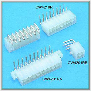 CW4201R, CW4201RA - Connector housings