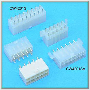 CW4201S, CW4201SA - Connector housings