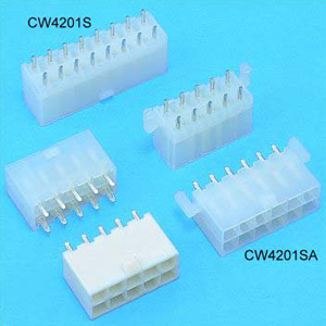 CW4201S, CW4201SA - Connector housings