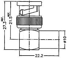 BM-L-FMEM-NT3G-50 - BNC Plug To FME Plug Right　 - Raison Enterprise Co., Ltd.