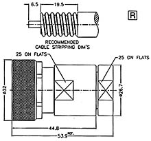 7161141A1-N NTS-1 2A-50 - Str. plug- Solderless center contact - Raison Enterprise Co., Ltd.