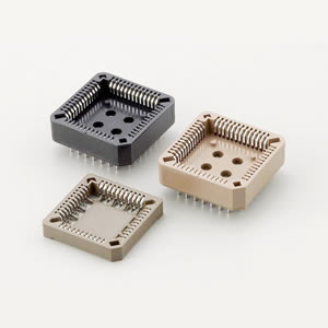 254X-D-xxP-PPS - PLCC Socket (SMT ) - Jaws Co., Ltd.