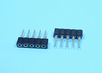 LSIP200-1xXX - 2.00mm SIP SOCKET Single Row Round Pin - LAI HENG TECHNOLOGY LTD.