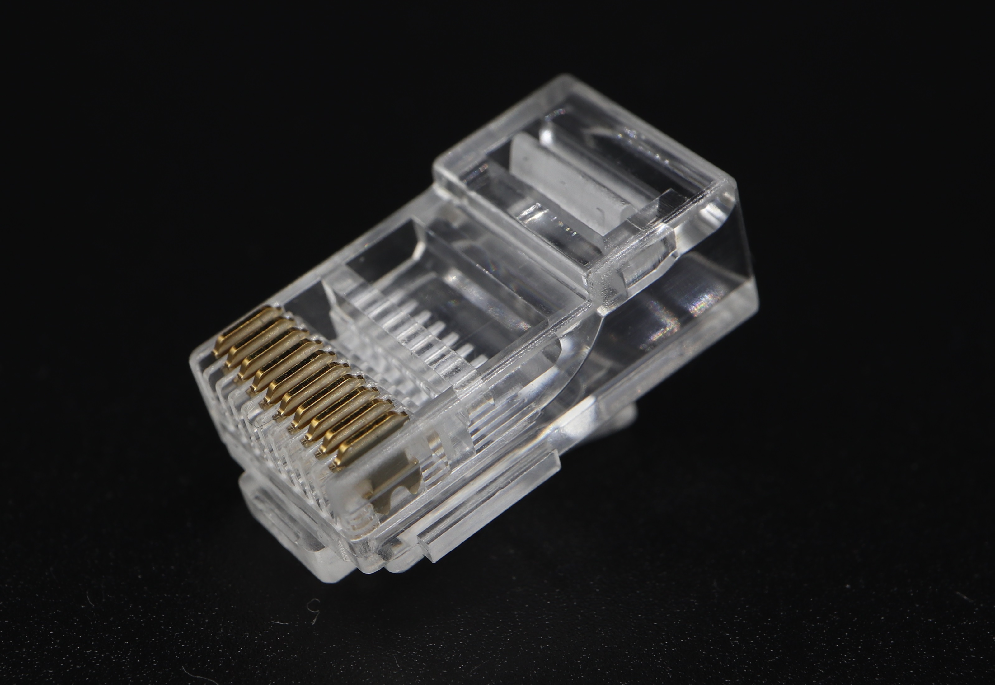 10P10C-R UTP-Left-key RJ48 Modular Plug