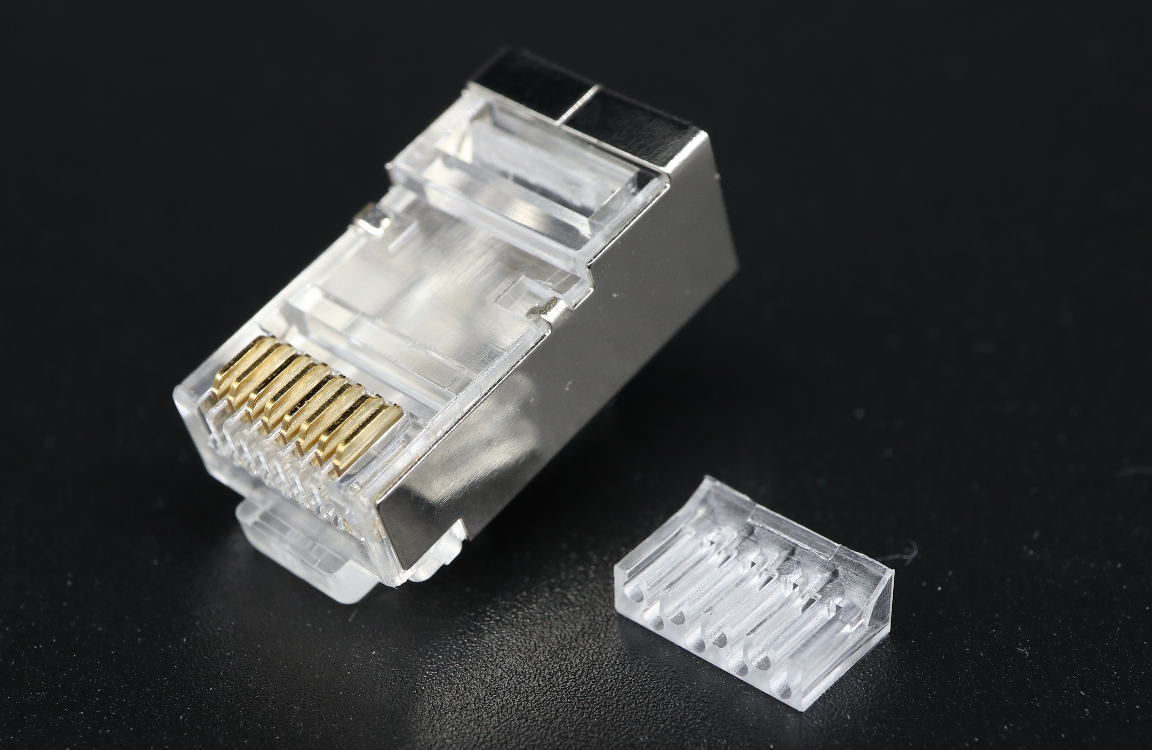 P8-031-3 - C6 8P8C-F STP-1.14mm RJ45 Modular Plug - Plug Master Industrial Co., Ltd.