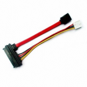 SATA Power Cable with Serial ATA 7 + 15-pin Design