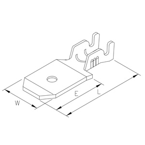 V16615BS - Connector terminals